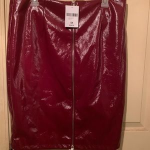 Faux leather Skirt